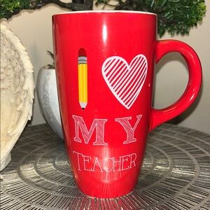 🦋St. Nicholas Square Red Teacher Mug 5/25$